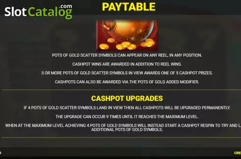 Οθόνη9. Slots O' Cashpots Κουλοχέρης 