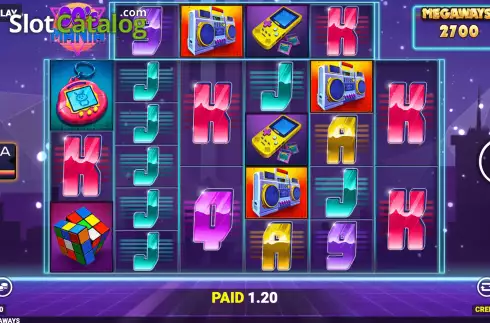 Οθόνη4. 90's Mania Megaways Κουλοχέρης