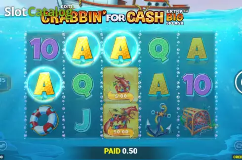 Οθόνη4. Crabbin For Cash Extra Big Splash Κουλοχέρης 