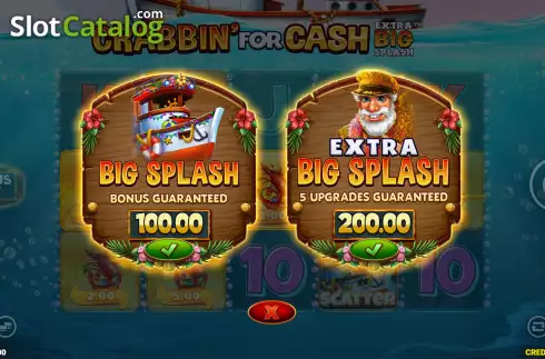 Οθόνη6. Crabbin For Cash Extra Big Splash Κουλοχέρης 