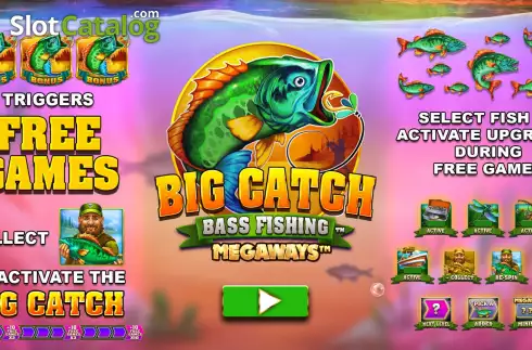 Οθόνη2. Big Catch Bass Fishing Megaways Κουλοχέρης