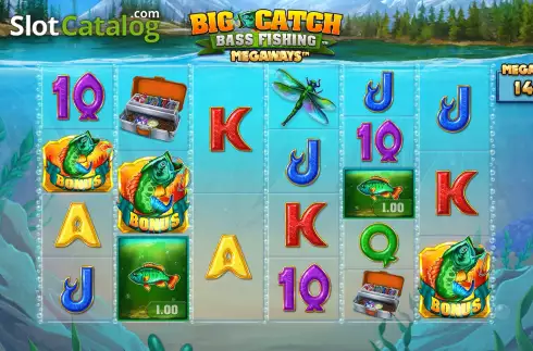 Οθόνη7. Big Catch Bass Fishing Megaways Κουλοχέρης