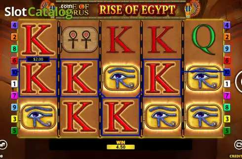 Οθόνη4. Eye of Horus Rise of Egypt Κουλοχέρης