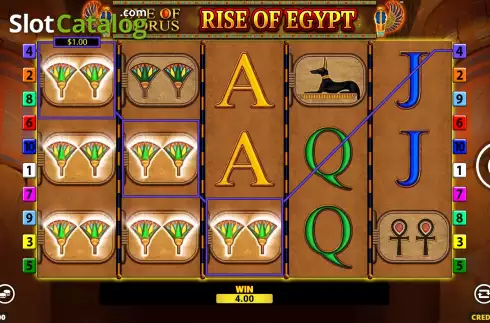 Οθόνη5. Eye of Horus Rise of Egypt Κουλοχέρης