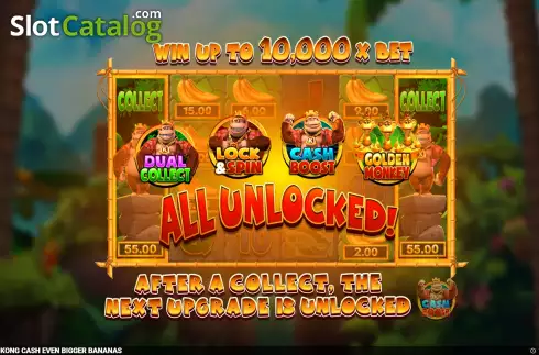 Οθόνη2. King Kong Cash Even Bigger Bananas Κουλοχέρης