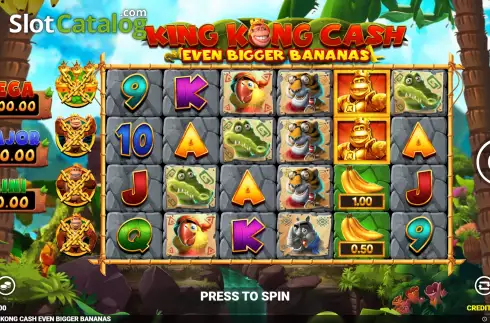 Οθόνη3. King Kong Cash Even Bigger Bananas Κουλοχέρης