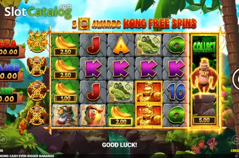 Οθόνη4. King Kong Cash Even Bigger Bananas Κουλοχέρης