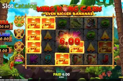 Οθόνη5. King Kong Cash Even Bigger Bananas Κουλοχέρης