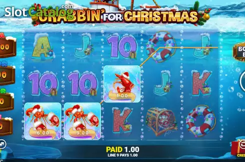 Οθόνη3. Crabbin for Christmas Κουλοχέρης