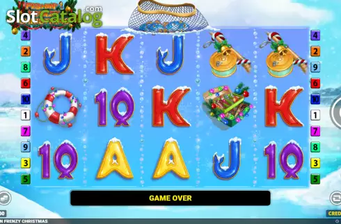 Οθόνη3. Fishin’ Frenzy Christmas Κουλοχέρης