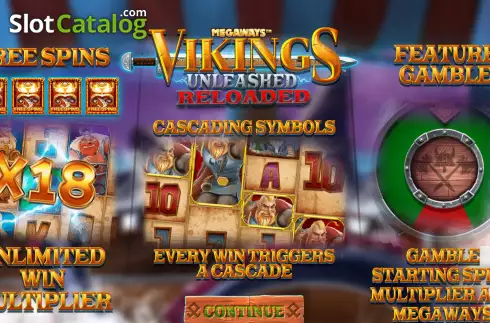 Οθόνη2. Vikings Unleashed Reloaded Κουλοχέρης