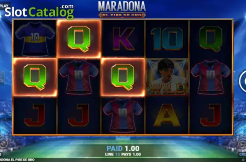 Οθόνη3. Maradona El Pibe De Oro Κουλοχέρης