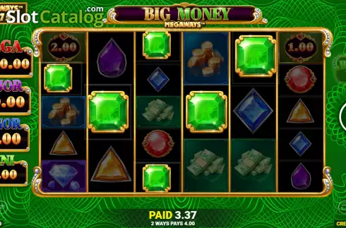 Οθόνη4. Big Money Megaways Κουλοχέρης 