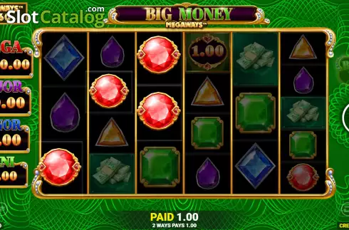 Οθόνη5. Big Money Megaways Κουλοχέρης 
