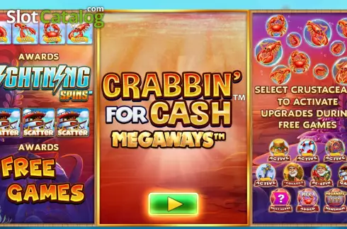 Οθόνη2. Crabbin’ For Cash Megaways Κουλοχέρης