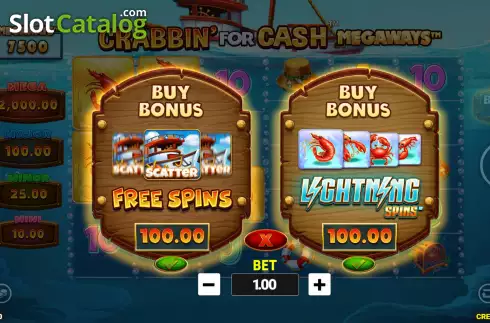 Οθόνη6. Crabbin’ For Cash Megaways Κουλοχέρης