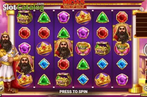 Οθόνη3. Midas King of Gold Κουλοχέρης
