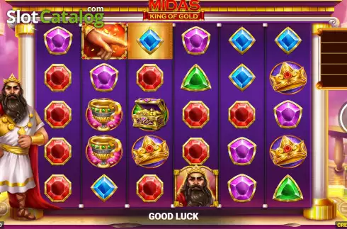 Οθόνη4. Midas King of Gold Κουλοχέρης