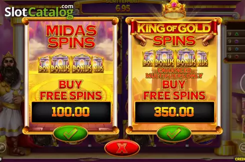 Οθόνη7. Midas King of Gold Κουλοχέρης