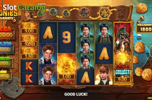 Οθόνη7. The Goonies Megaways Κουλοχέρης