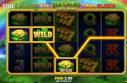 Οθόνη3. Luck O' The Irish Gold Spins Trail Blazer Κουλοχέρης