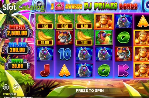 Οθόνη2. King Kong Cash DJ Prime8 Κουλοχέρης