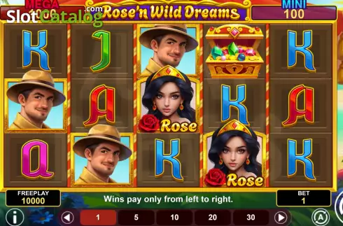 Οθόνη2. Rose'n Wild Dreams Hold & Win Κουλοχέρης