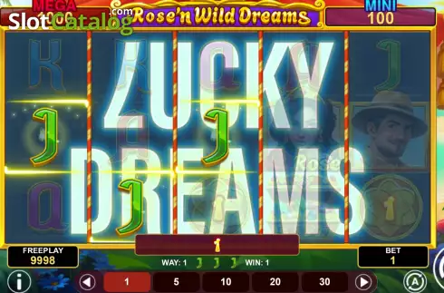 Οθόνη3. Rose'n Wild Dreams Hold & Win Κουλοχέρης