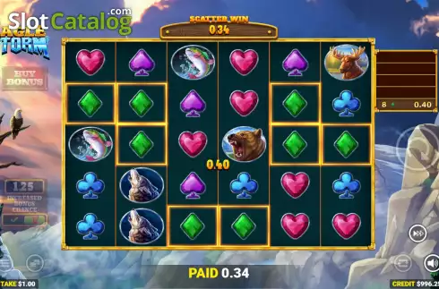 Οθόνη5. Eagle Storm Κουλοχέρης 