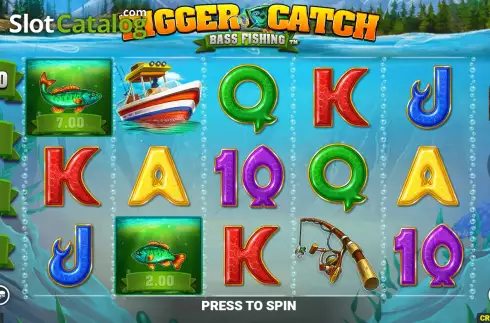 Οθόνη2. Bigger Catch Bass Fishing Κουλοχέρης
