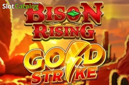 Bison Rising Gold Strike Λογότυπο Bison Rising Gold Strike Λογότυπο