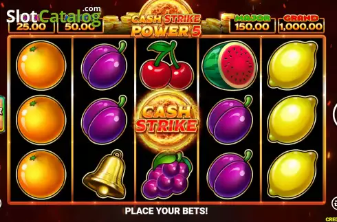 Οθόνη2. Cash Strike Power 5 Κουλοχέρης