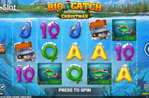 Οθόνη2. Big Catch Bass Fishing Christmas Κουλοχέρης