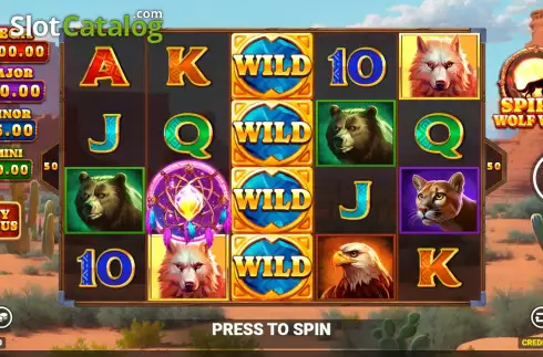 Οθόνη2. Spirit Wolf Wins Κουλοχέρης 