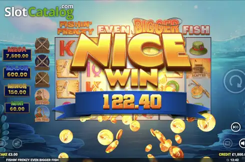 Οθόνη8. Fishin' Frenzy Even Bigger Fish Κουλοχέρης