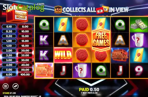 Οθόνη3. Deal or No Deal: The Banker’s Boost Κουλοχέρης