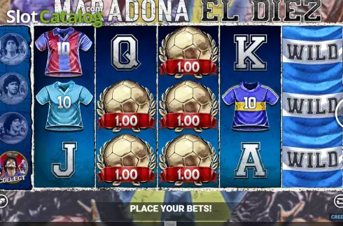 Οθόνη2. Maradona El Diez! Κουλοχέρης