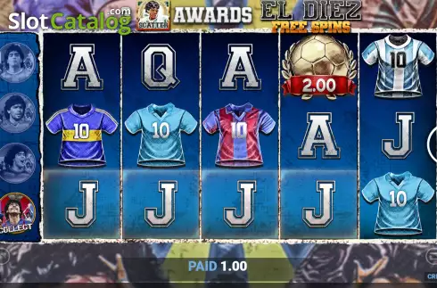 Οθόνη3. Maradona El Diez! Κουλοχέρης