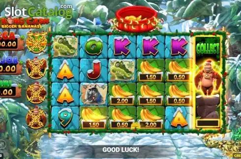 Οθόνη4. King Kong Christmas Even Bigger Bananas Κουλοχέρης 