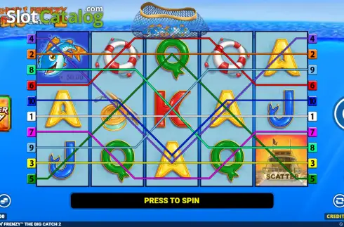 Οθόνη2. Fishin Frenzy The Big Catch 2 Κουλοχέρης