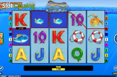 Οθόνη3. Fishin Frenzy The Big Catch 2 Κουλοχέρης