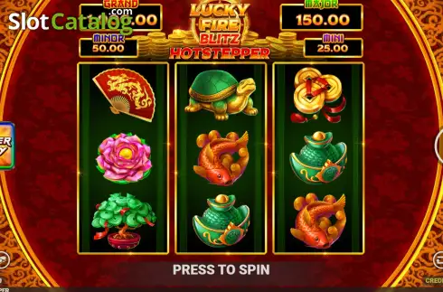 Οθόνη2. Lucky Fire Blitz Hotstepper Κουλοχέρης 