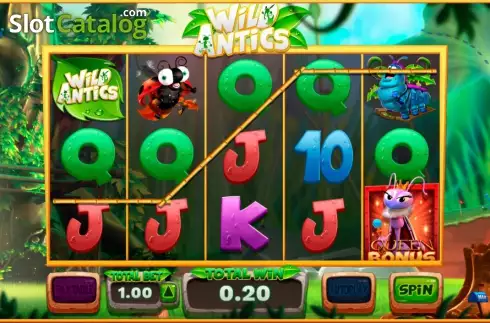 Οθόνη3. Wild Antics Κουλοχέρης