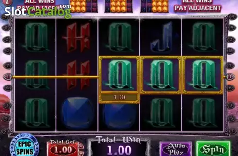 Οθόνη 2. Jewel Strike Κουλοχέρης