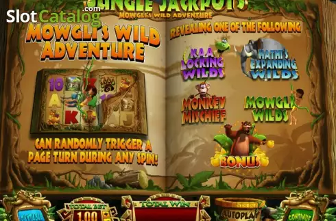 Οθόνη 1. Jungle Jackpots Κουλοχέρης