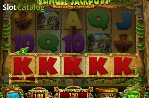 Οθόνη 3. Jungle Jackpots Κουλοχέρης