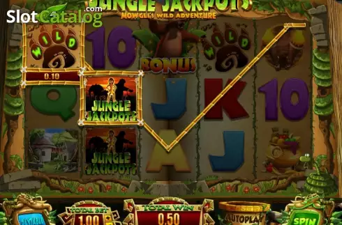 Οθόνη 4. Jungle Jackpots Κουλοχέρης