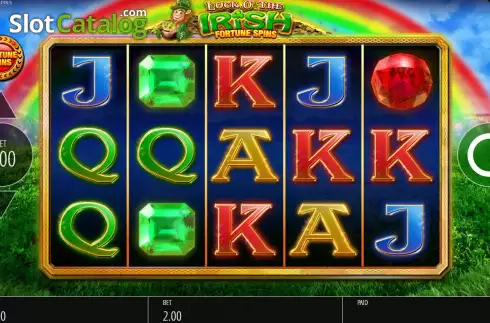 Οθόνη2. Luck O' The Irish Fortune Spins Κουλοχέρης