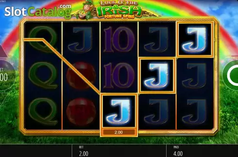 Οθόνη3. Luck O' The Irish Fortune Spins Κουλοχέρης