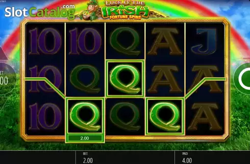 Οθόνη4. Luck O' The Irish Fortune Spins Κουλοχέρης